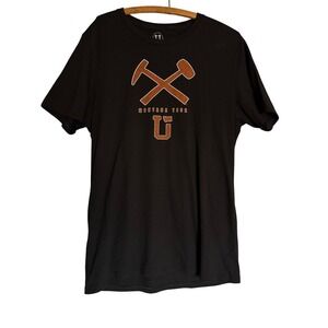 UpTop Montana Tech Orediggers T Shirt Womens L Football Logo University College